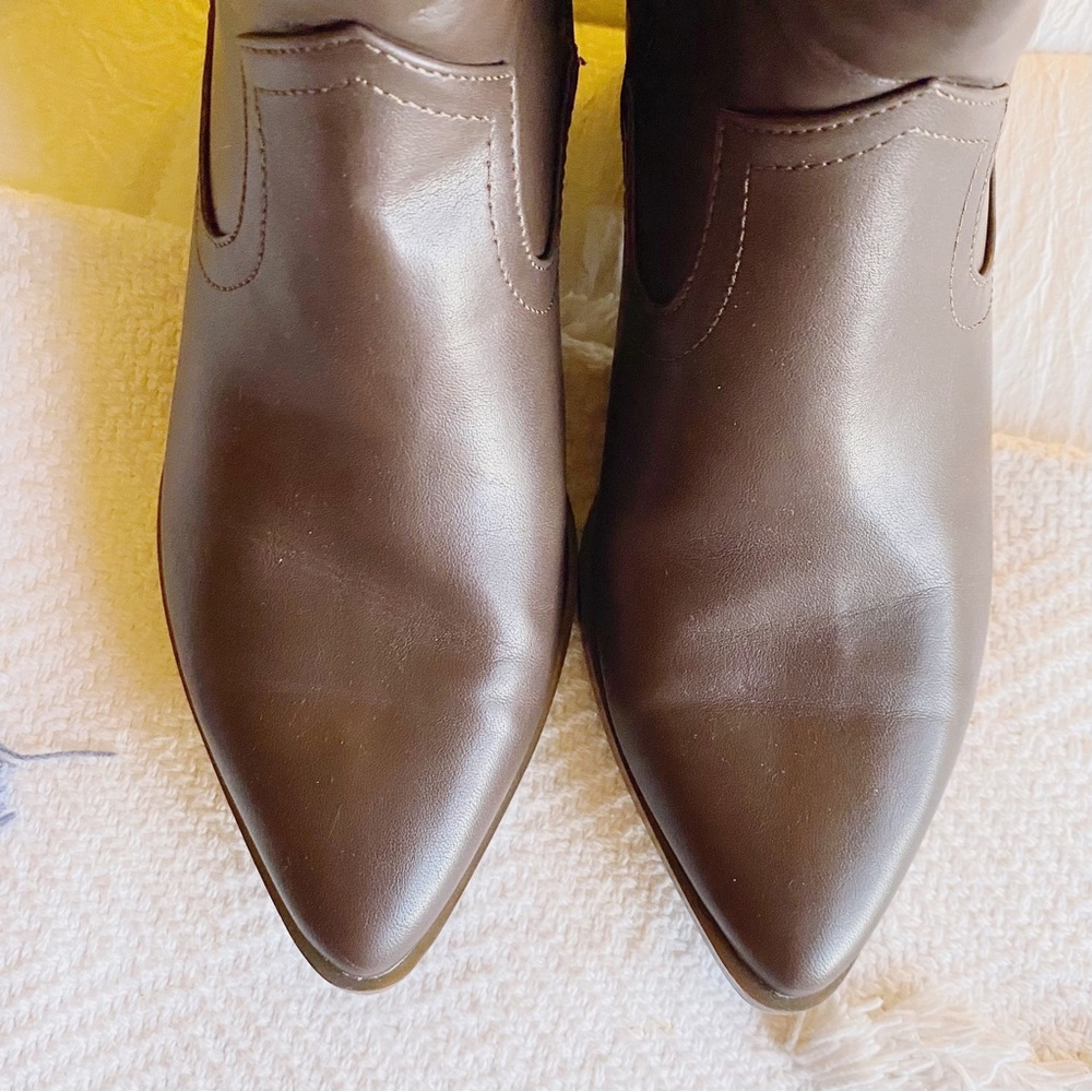 Universal Thread Brown Western Booties - image 4